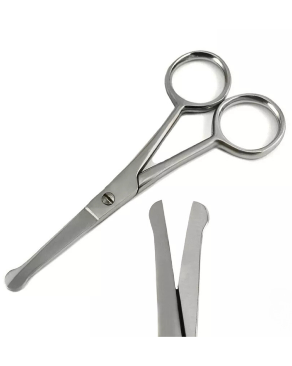 Dog Grooming Scissors 3.5" Curved W/Safety Tips for Eye Ear Nose German Grade - Image 3