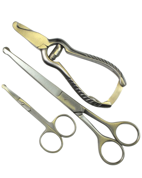 Animal Care Set 3 Piece Nail and Claw Care Paw Scissors Animal Hair Scissors