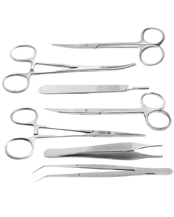 Surgical Dissection Tools Veterinary Dissecting Instruments Minor Surgery Kit CE