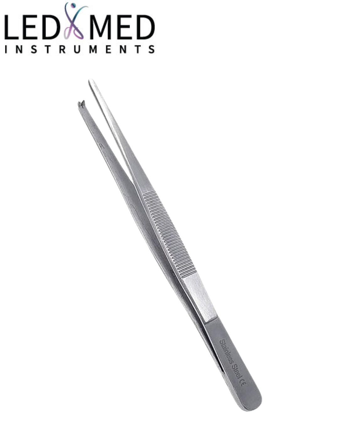veterinary thumb tissue forceps 6-inch rat tooth stainless steel