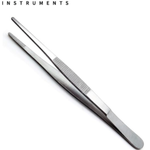 thumb tissue forceps 6-inch stainless steel serrated tip