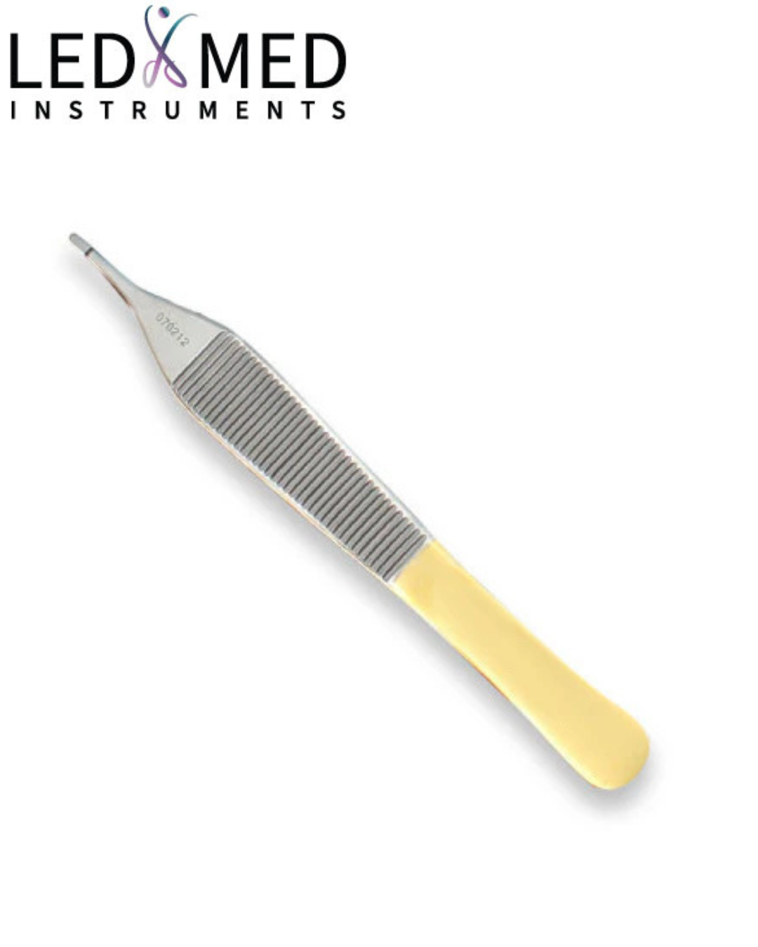 adson tissue forceps tungsten carbide 1x2 teeth 4.75 inch