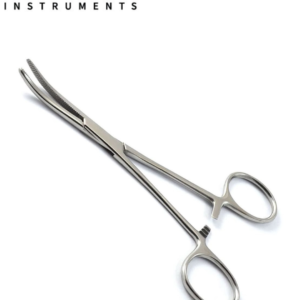 halstead mosquito hemostatic forceps, curved, 5-inch stainless steel