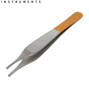 adson tissue forceps tungsten carbide 1x2 teeth 4.75 inch