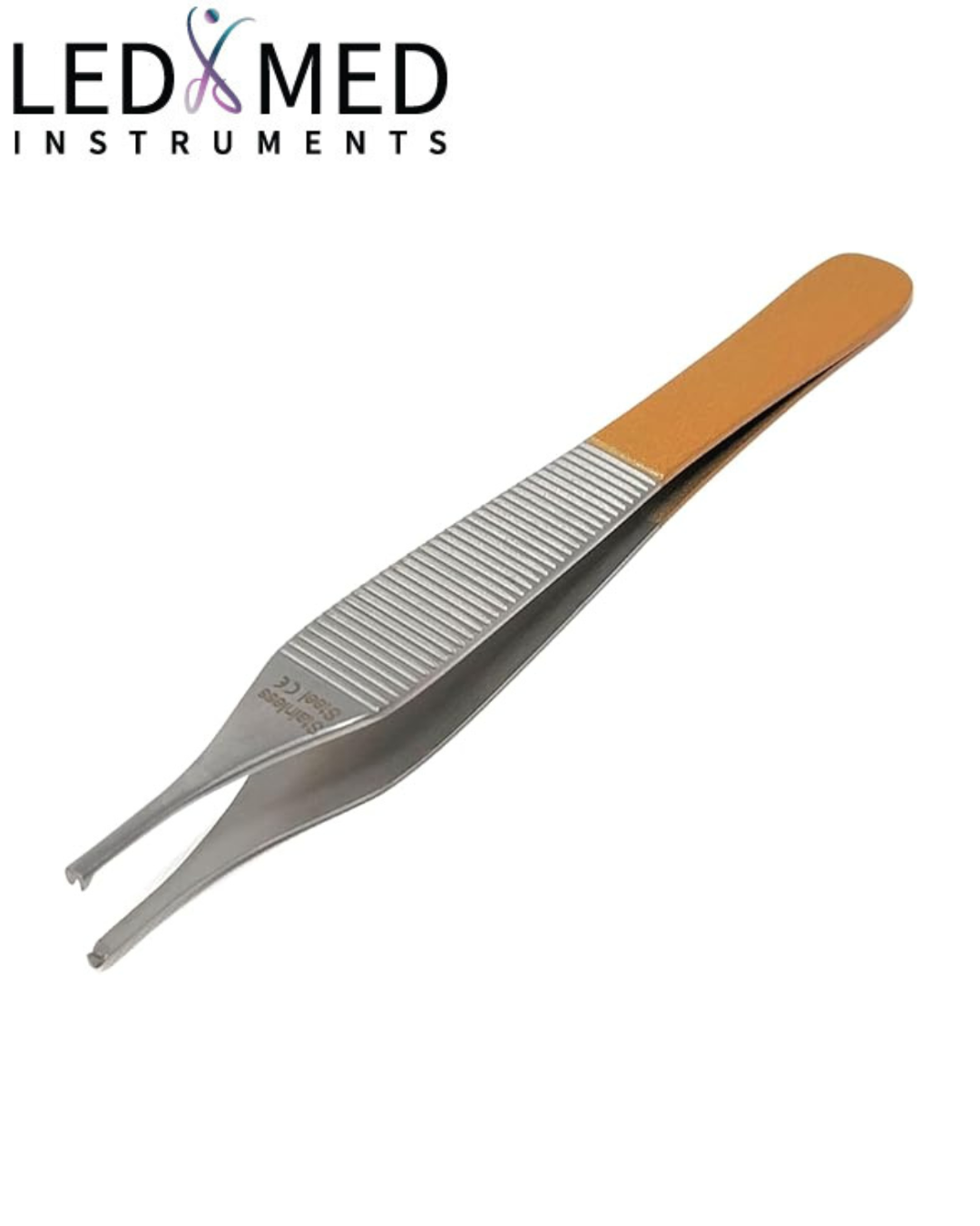 adson tissue forceps tungsten carbide 1x2 teeth 4.75 inch
