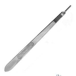 Scalpel Handle No. 3 stainless steel veterinary surgical instrument