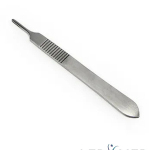 Scalpel Handle No. 4 stainless steel surgical instrument, 13 cm