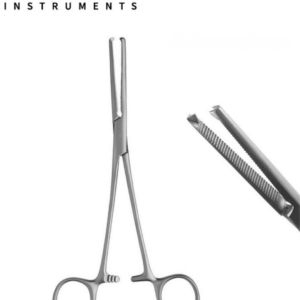 Kocher Forceps 14 cm with 1x2 teeth for veterinary surgery
