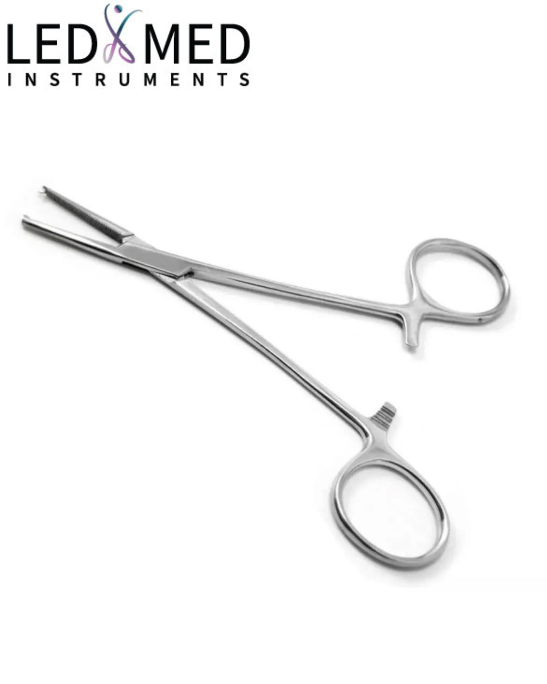 Kocher Forceps 14 cm with 1x2 teeth for veterinary surgery