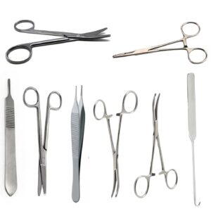 Student Spay Neuter Set 8-Piece Veterinary Instruments
